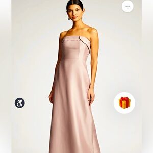 New SACHIN & BABI Tatia Gown Blush Sz 8 $995 New w Tags Beautiful Elegant